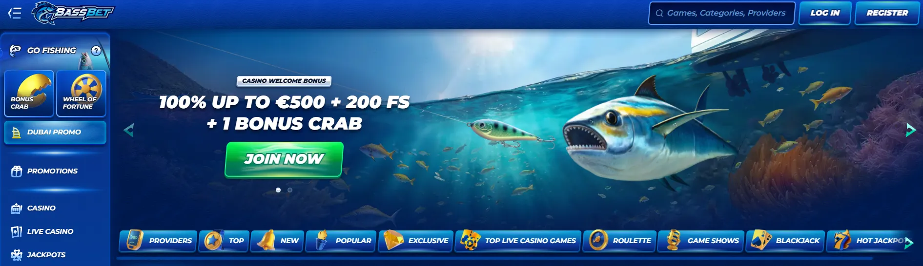 Screenshot Bassbet
