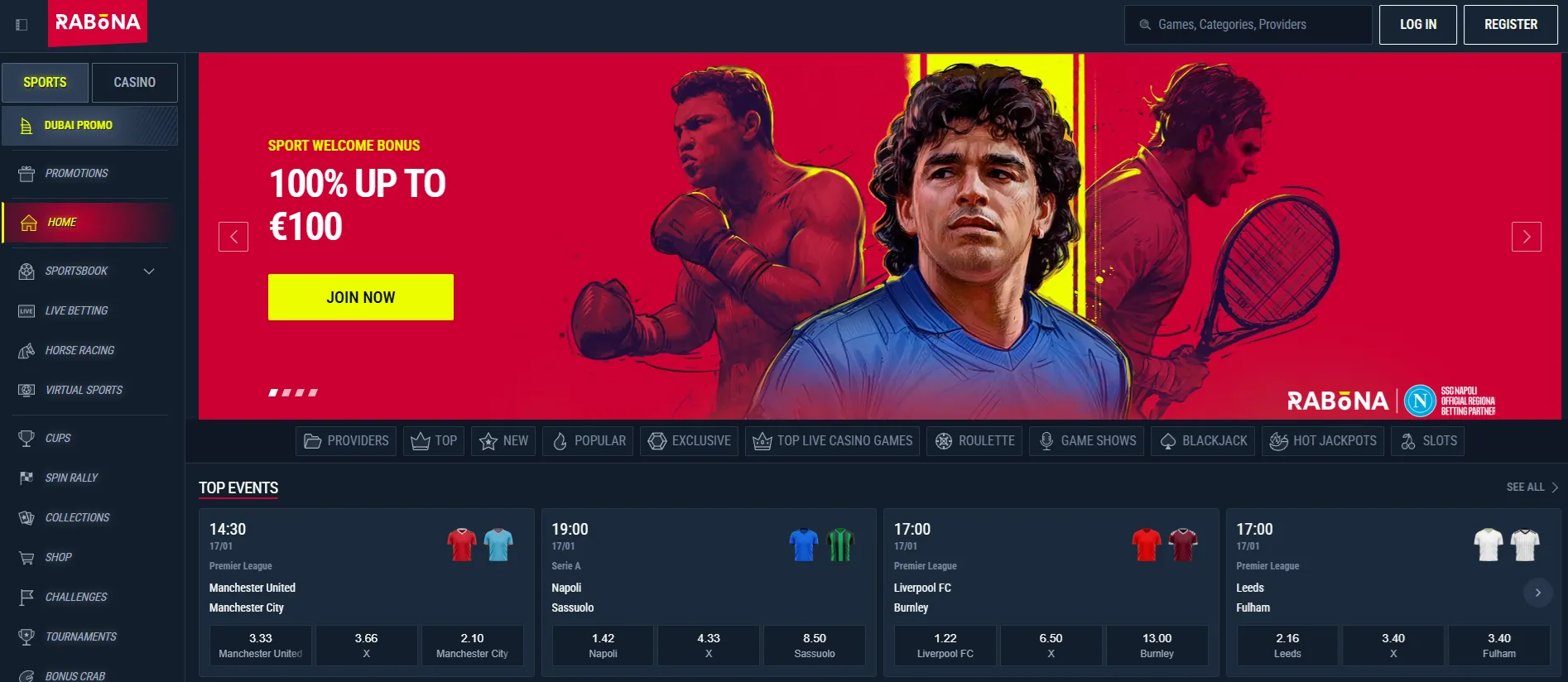 Screenshot Rabona